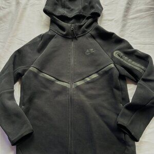 Nike Sportswear Zip up Boys Hoodie  | Black | Size X- Large